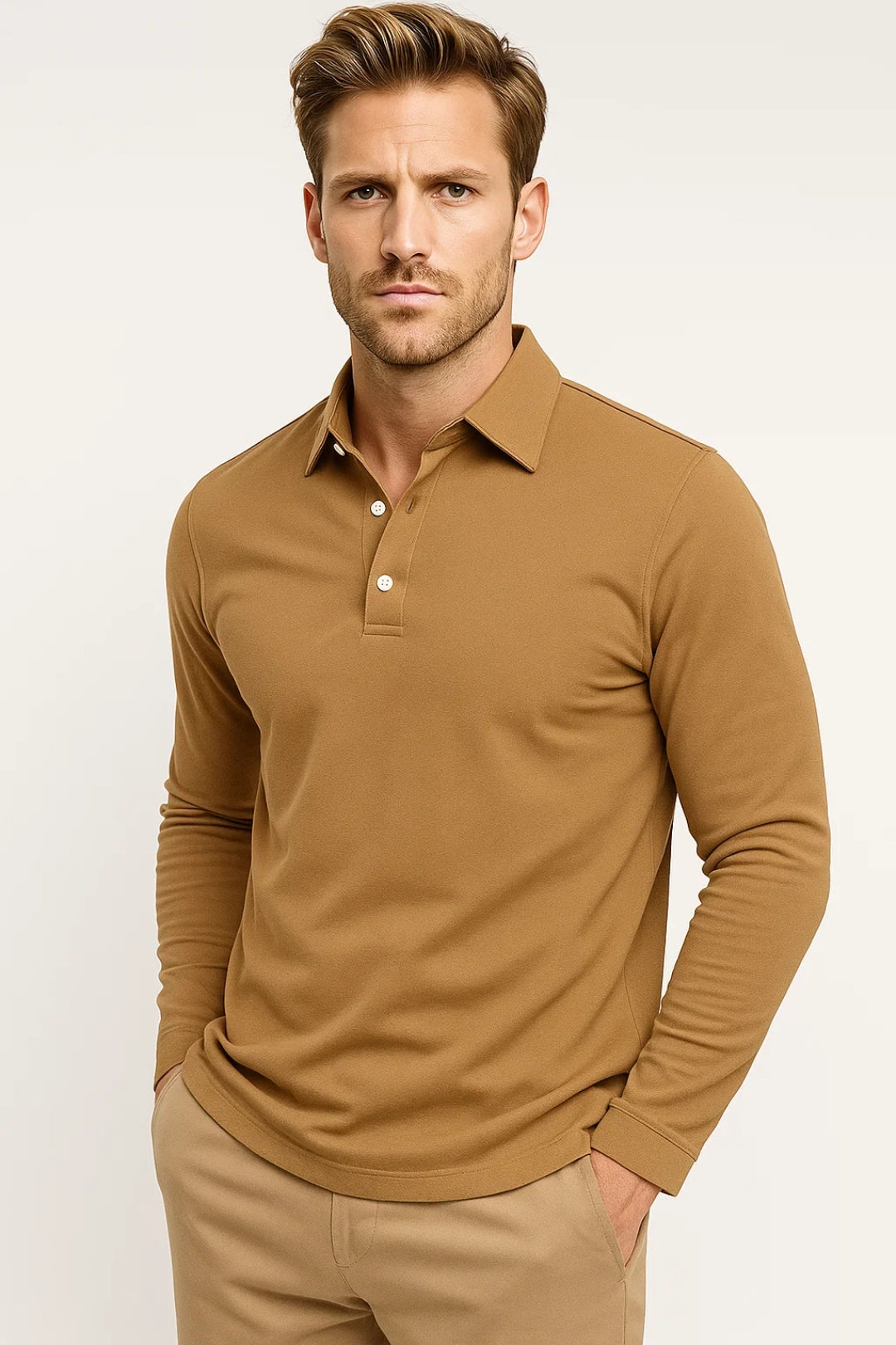 Ordo Maison™ Milano T-Shirt Uomo Slim Fit Collo Polo