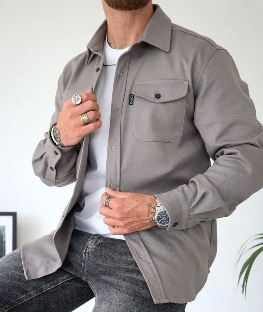 Ordo Maison™ Milano Giacca Camicia Essenziale