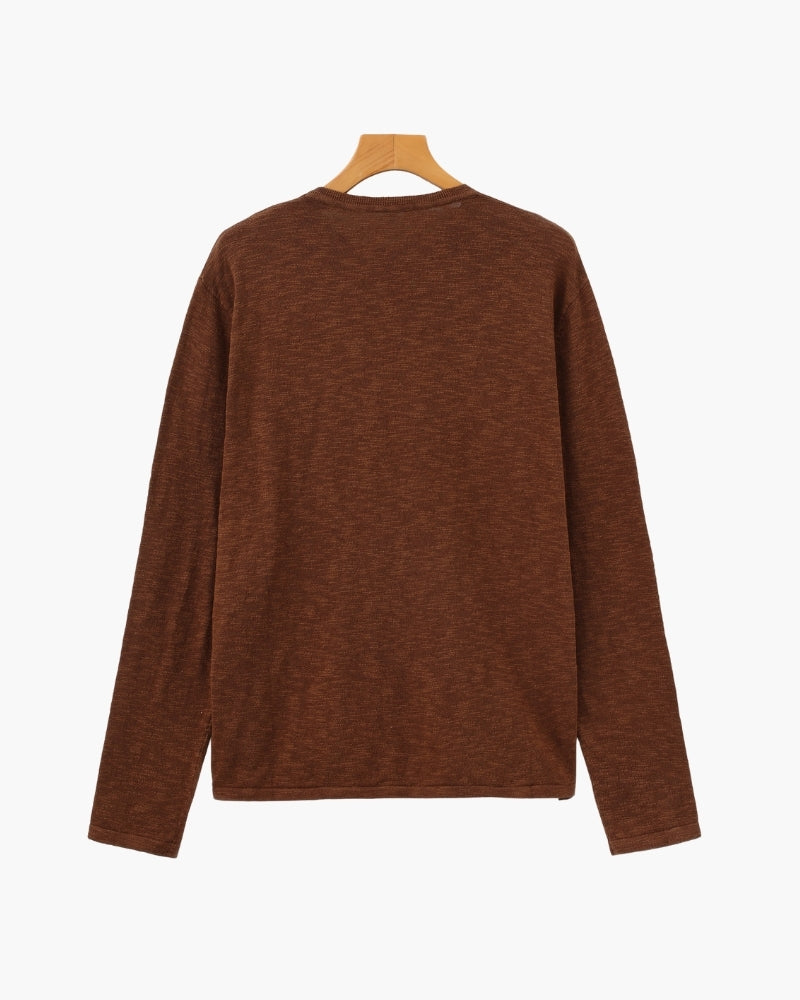 Ordo Maison Essenziale Pullover in Lino e Cotone