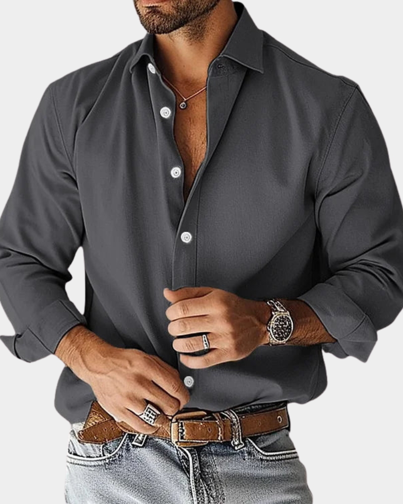 Ordo Maison™ Milano Camicia Uomo Slim Fit Collo Button Down
