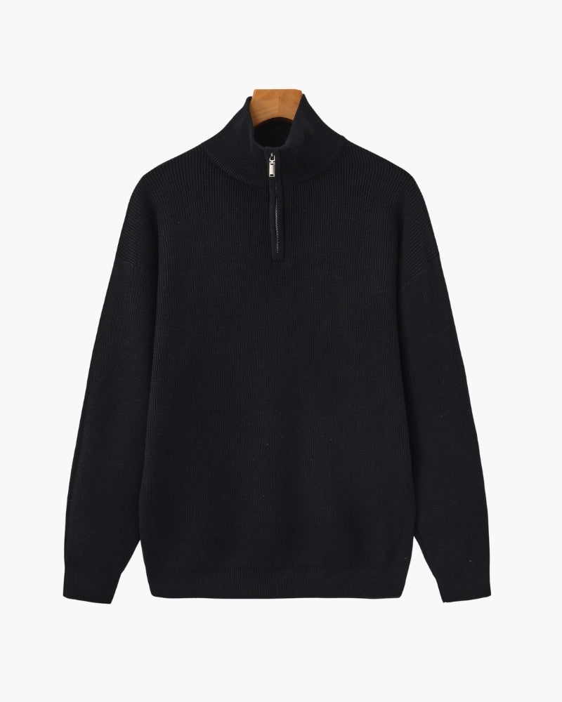 Ordo Maison Raffinato Pullover a Mezzo Zip