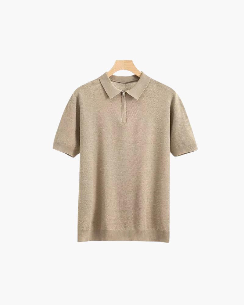 Ordo Maison Como Marbella Zip Polo Shirt