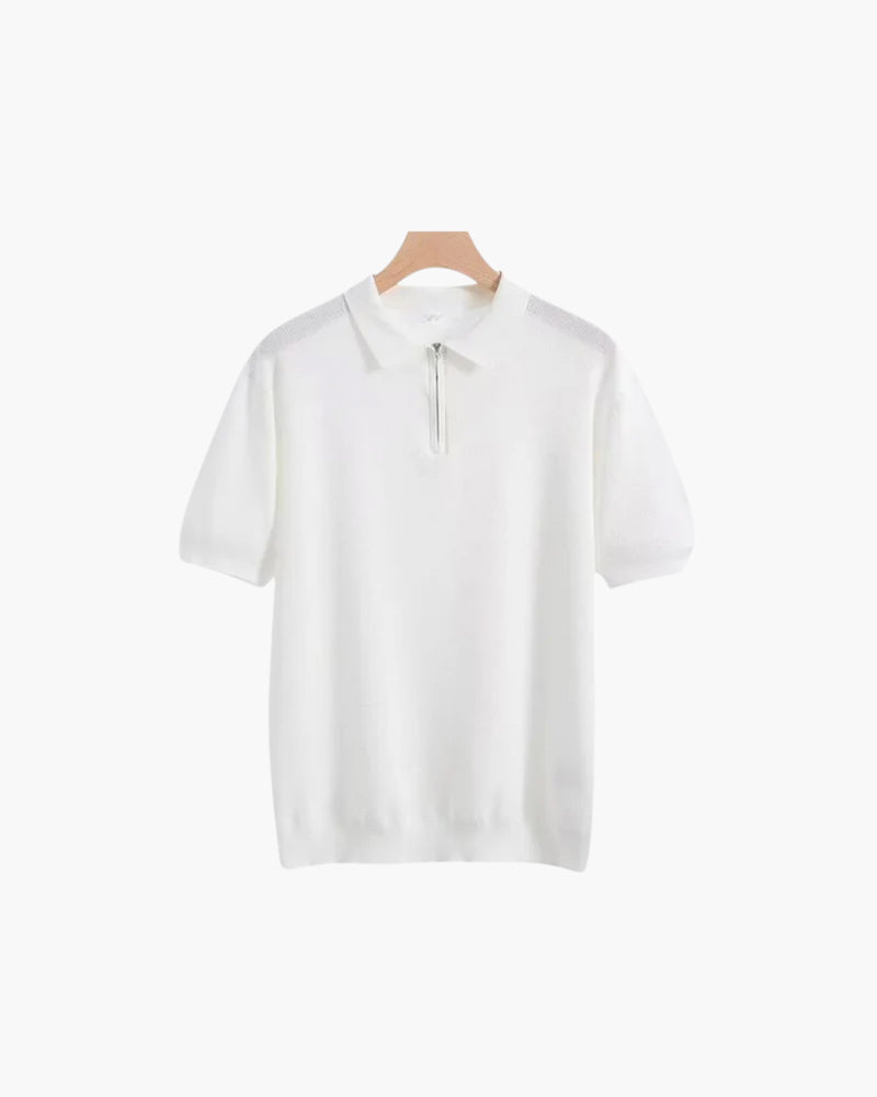 Ordo Maison Como Marbella Zip Polo Shirt