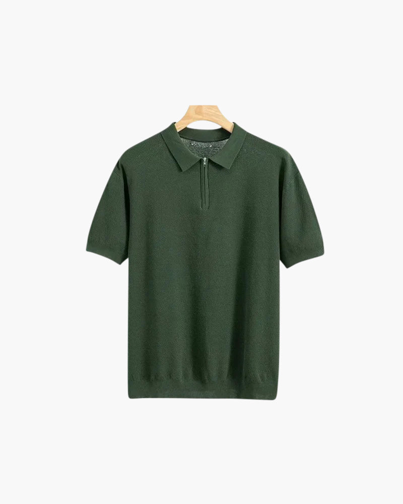 Ordo Maison Como Marbella Zip Polo Shirt