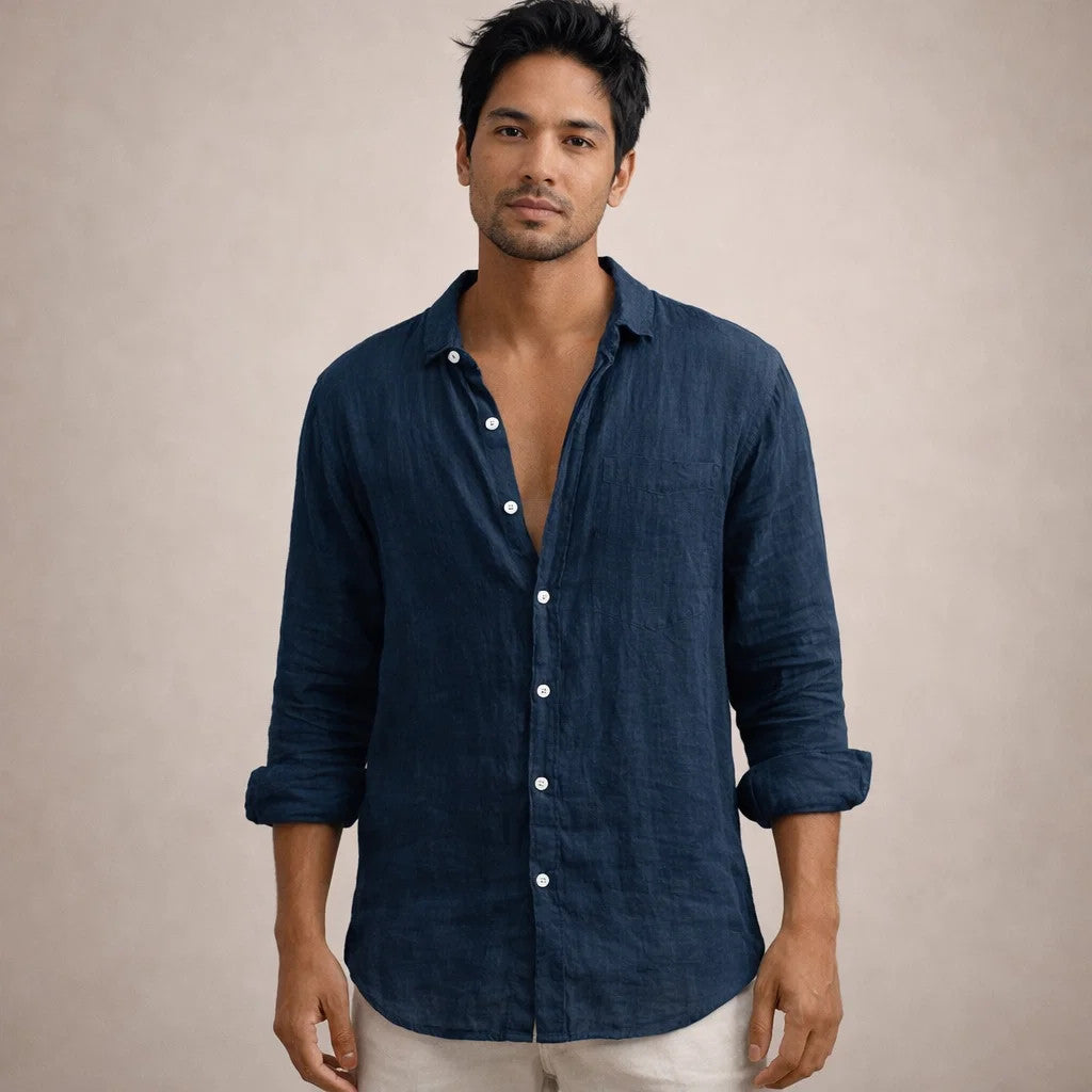 Ordo Maison™ Milano Camicia Lino Leggera