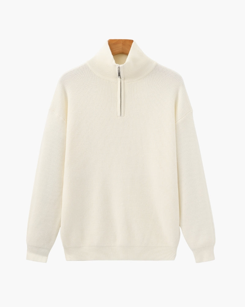 Ordo Maison Raffinato Pullover a Mezzo Zip
