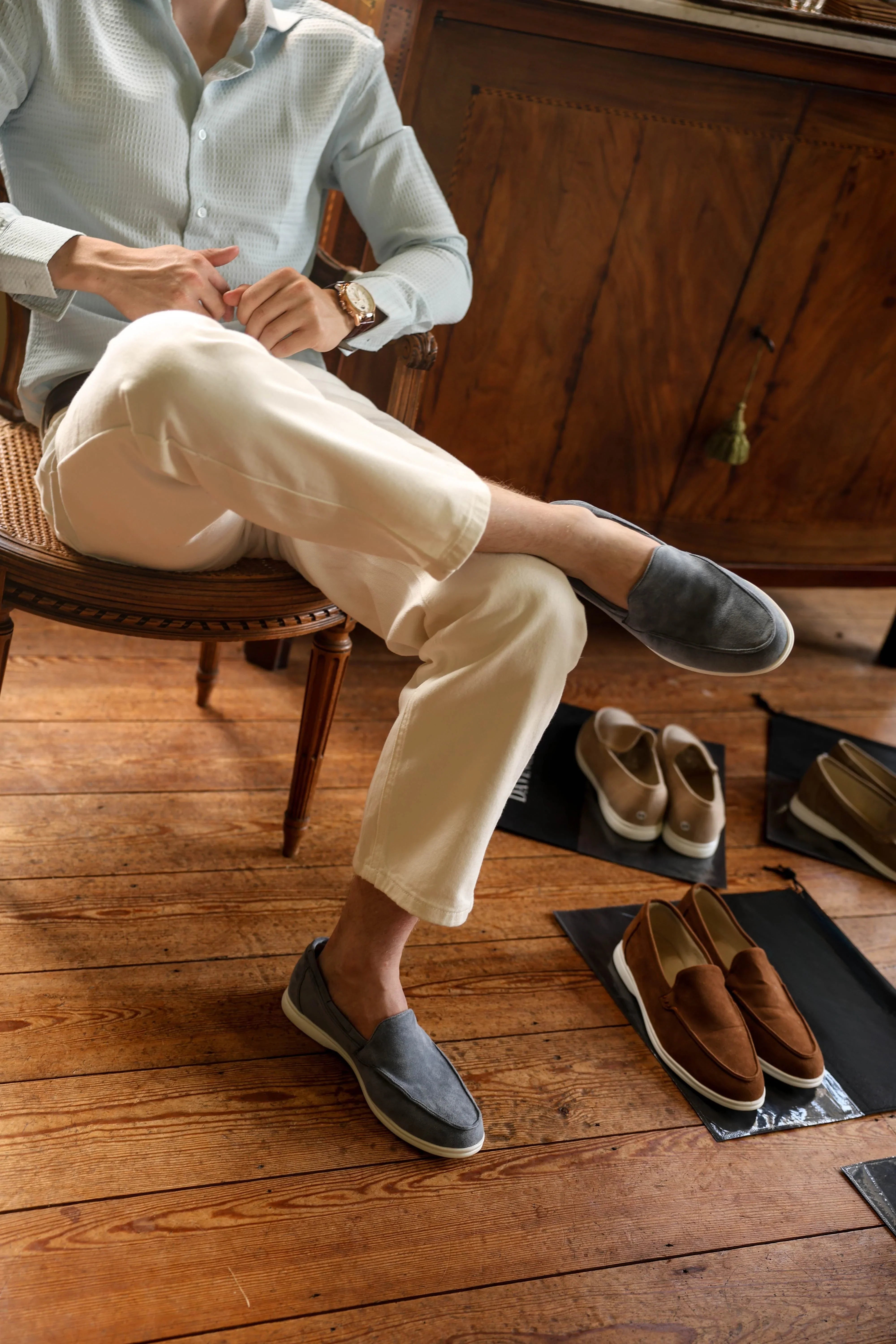 Ordo Maison™ Milano Mocassini Suede Eleganza