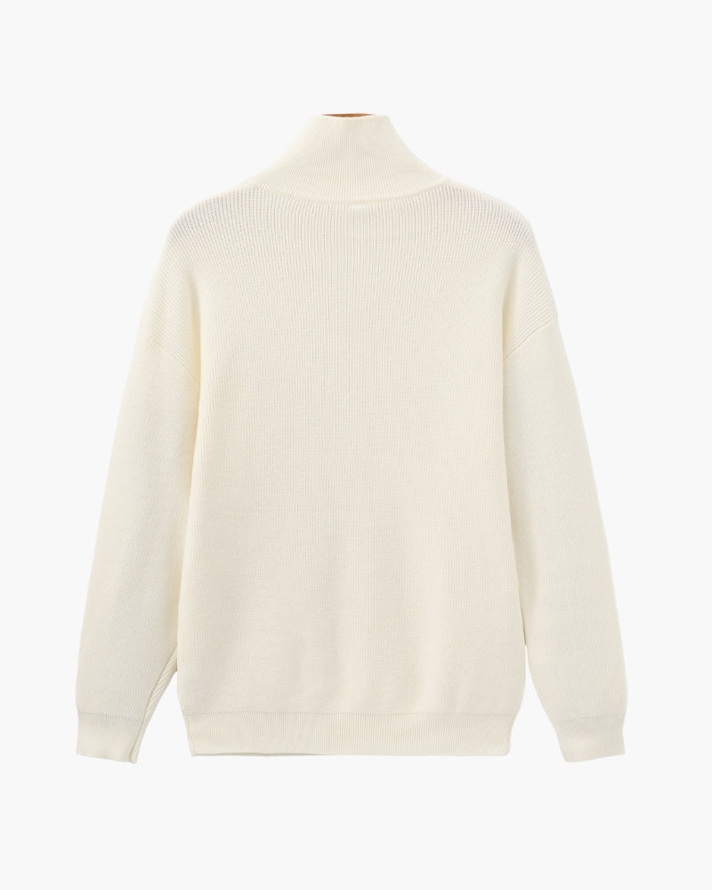 Ordo Maison Raffinato Pullover a Mezzo Zip
