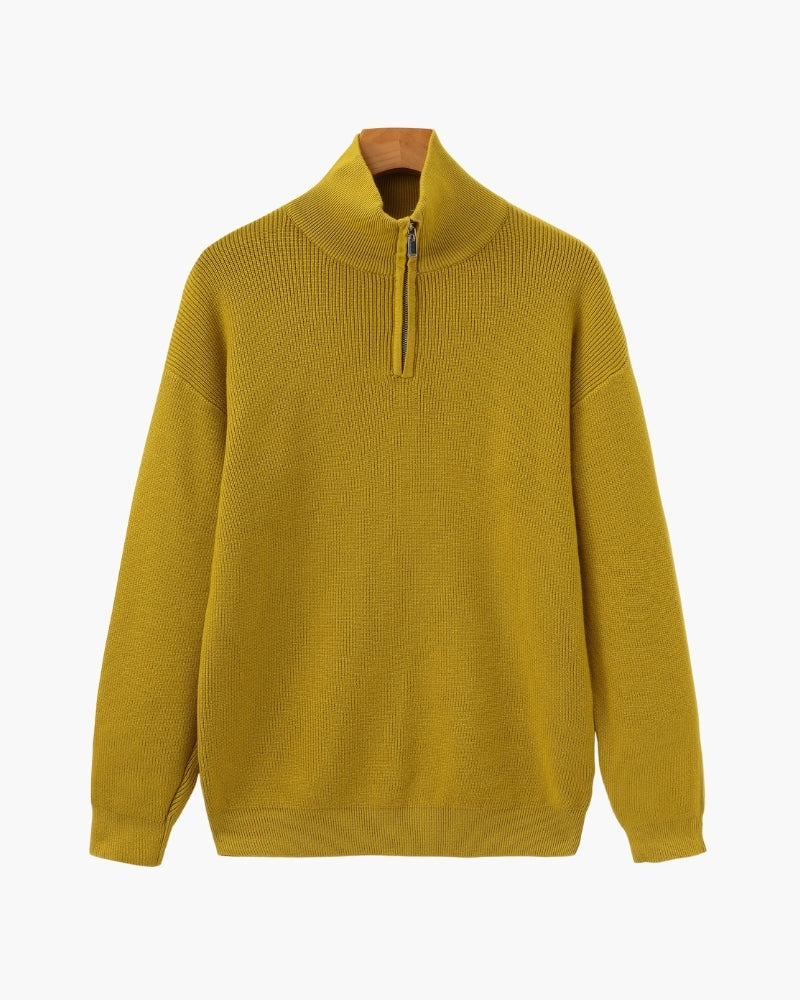 Ordo Maison Raffinato Pullover a Mezzo Zip