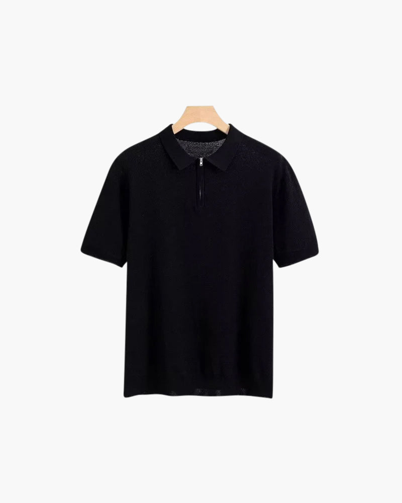 Ordo Maison Como Marbella Zip Polo Shirt