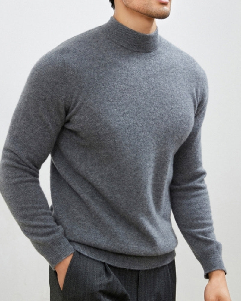 Ordo Maison Pullover in Cashmere e Lana con Collo Alto