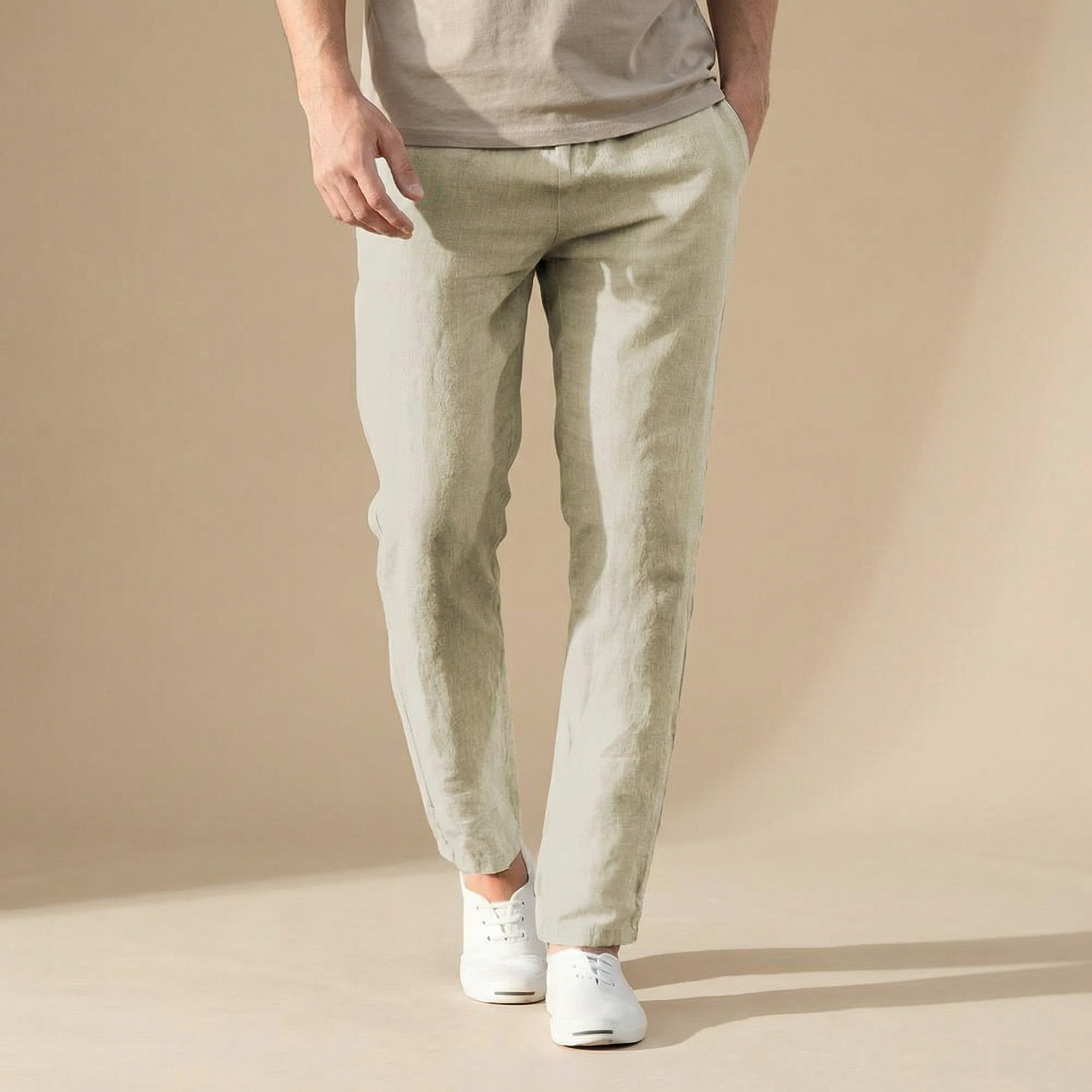 Ordo Maison™ Milano Pantaloni Lino Estivi