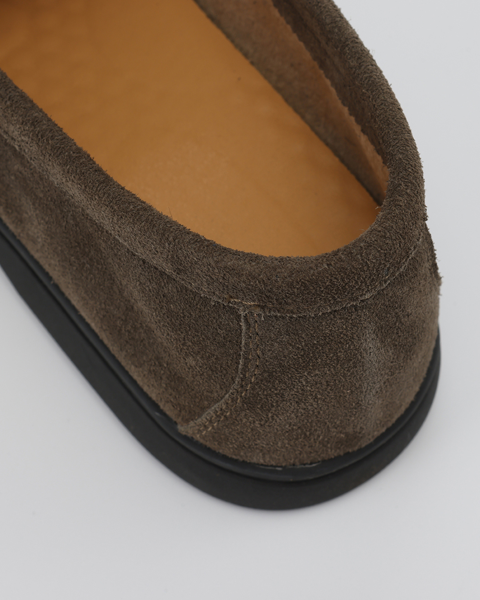 Ordo Maison Como Premium Suede Loafers - Black Soles