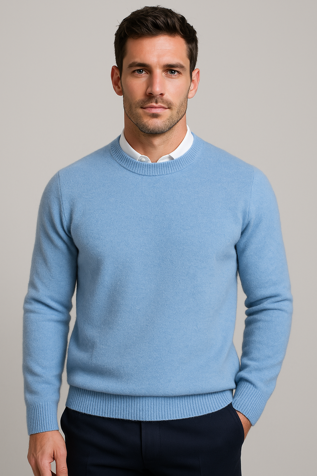 Ordo Maison™ Milano Maglione Classico con Collo Rotondo