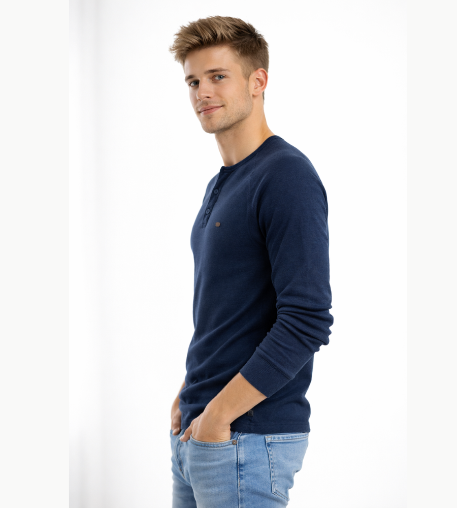 Ordo Maison™ Milano Camicia Henley Essenziale