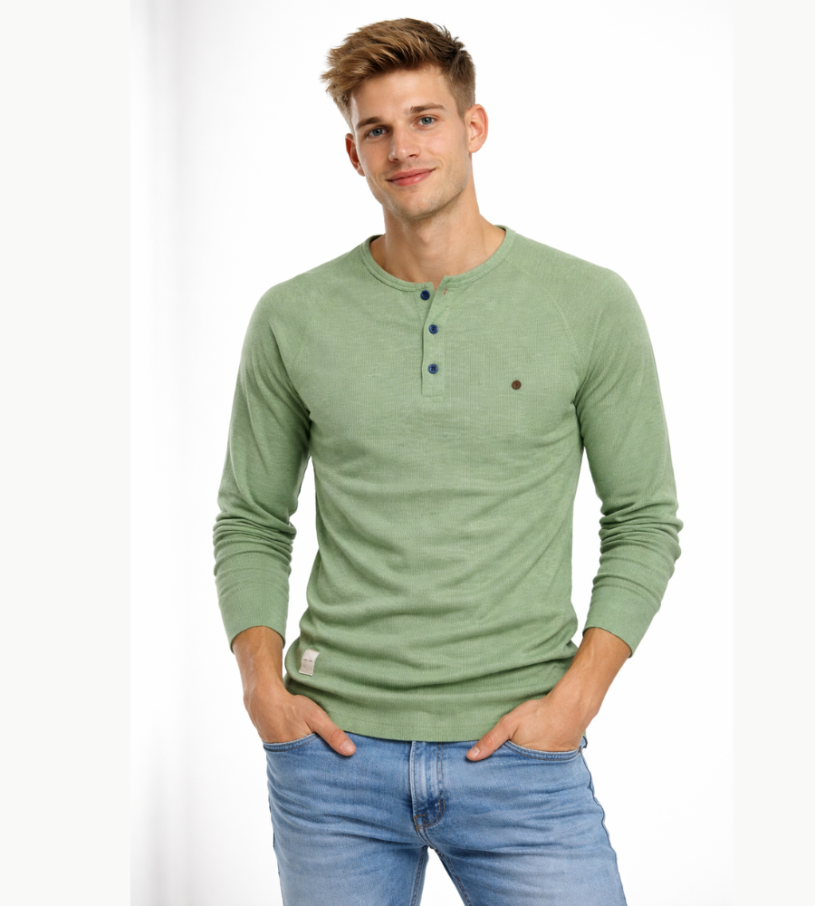 Ordo Maison™ Milano Camicia Henley Essenziale