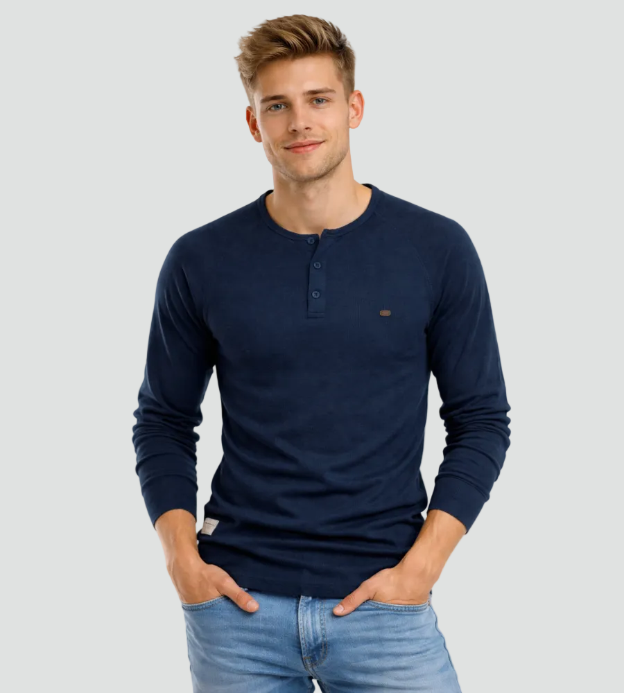 Ordo Maison™ Milano Camicia Henley Essenziale
