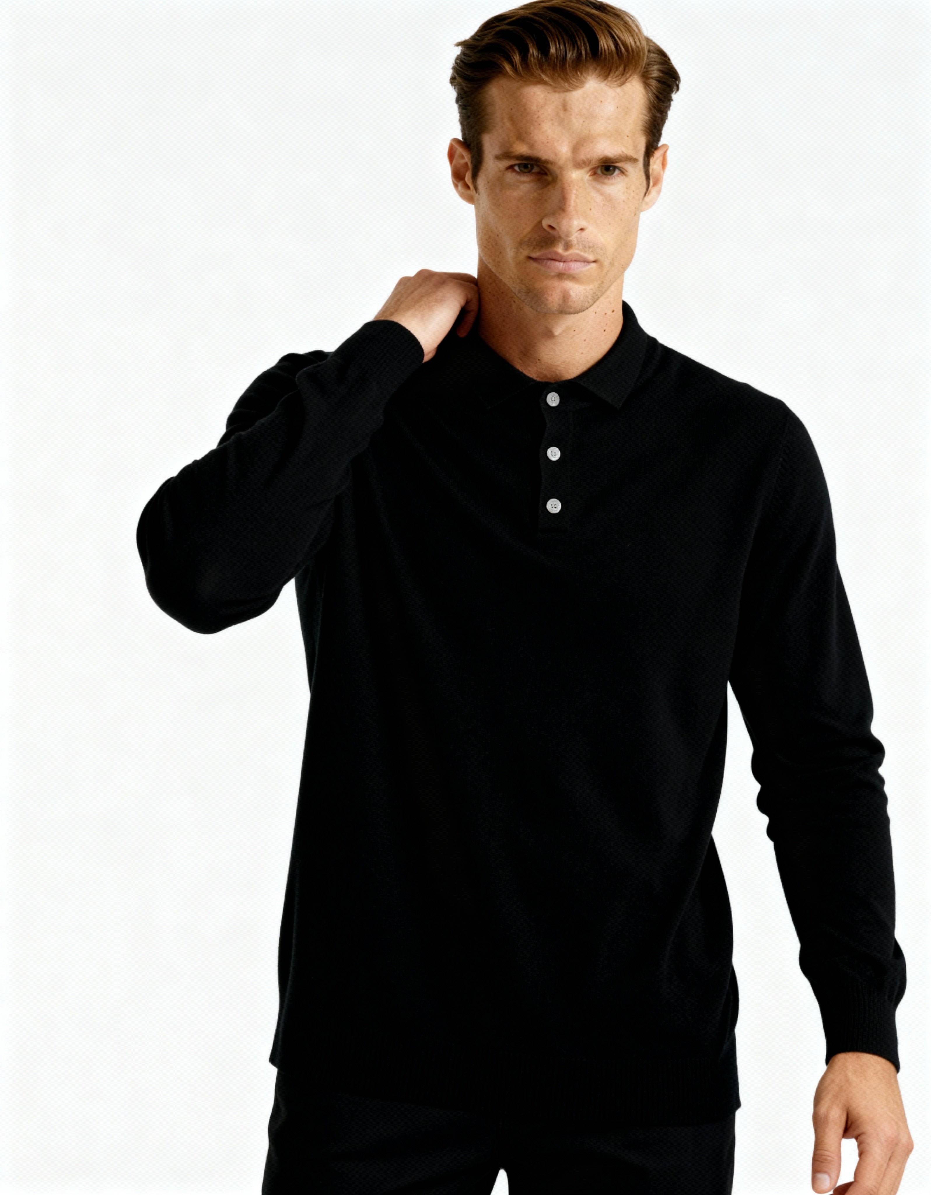 Ordo Maison 100% Cashmere Polo Shirt