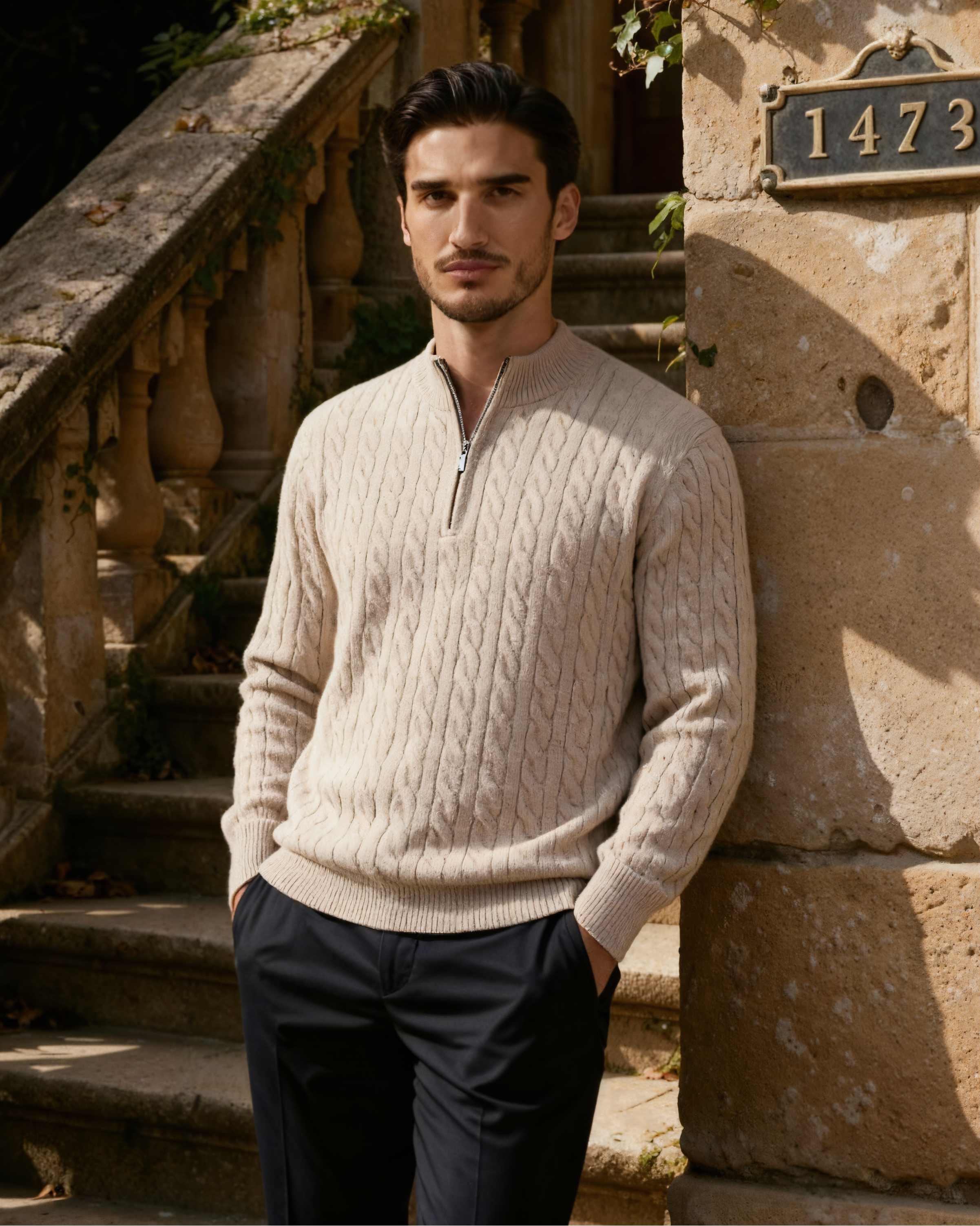 Ordo Maison™ | Como Cashmere Half-Zip