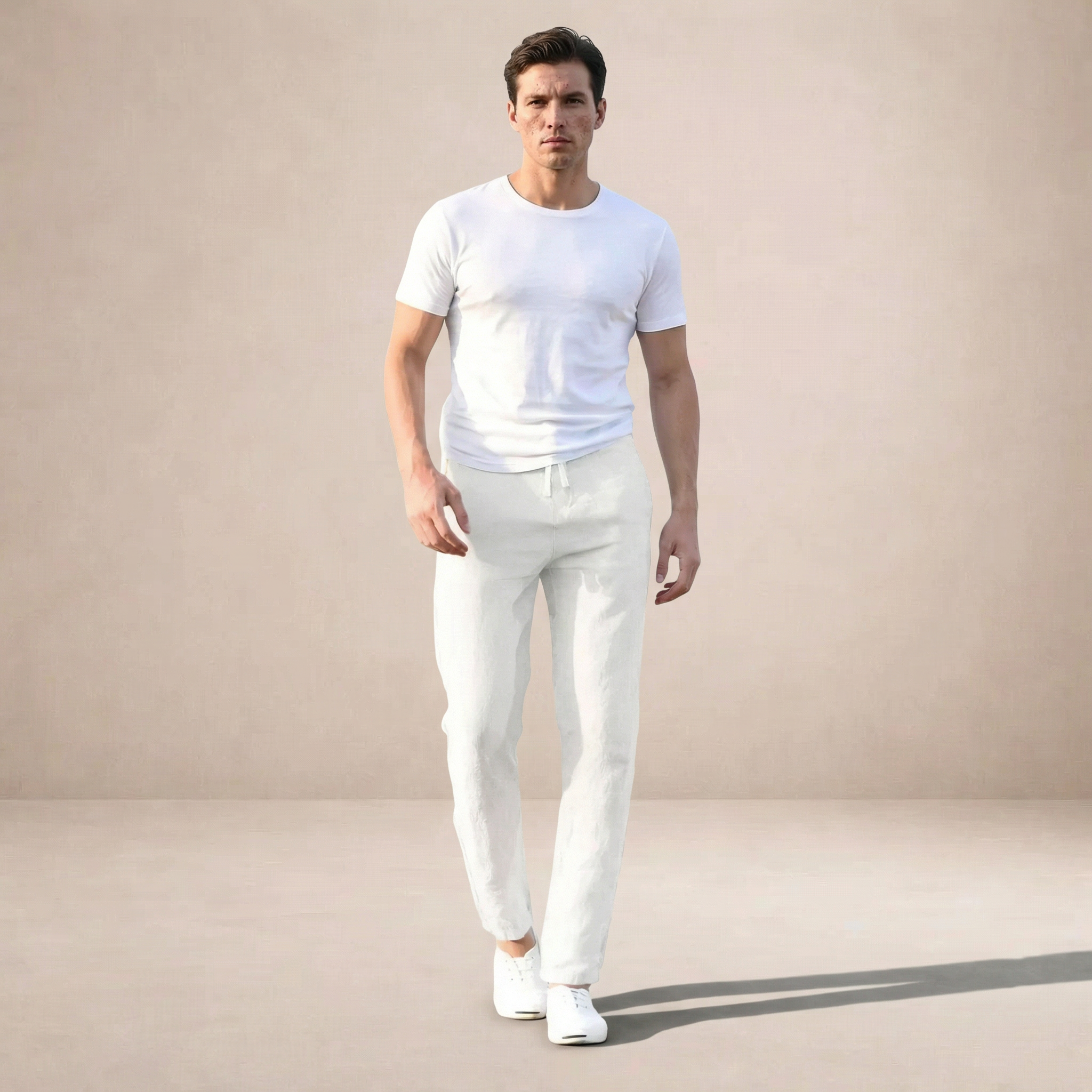 Ordo Maison™ Milano Pantaloni Lino Estivi