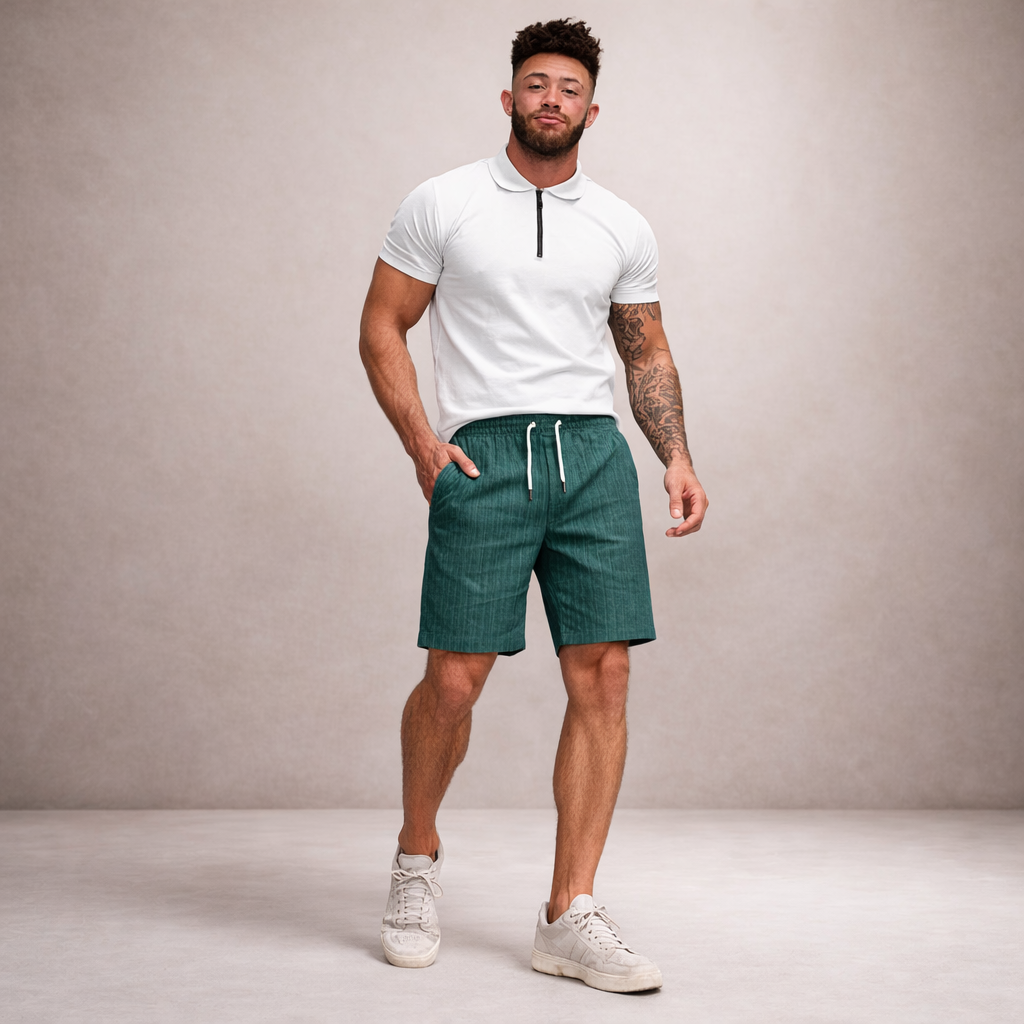 Ordo Maison™ Milano Pantaloni Corti Lino Fresco