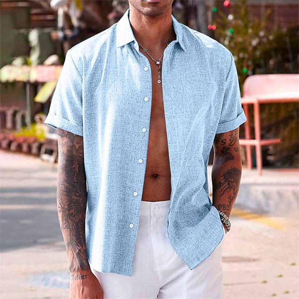 Ordo Maison™ Milano Camicia Estate in Lino