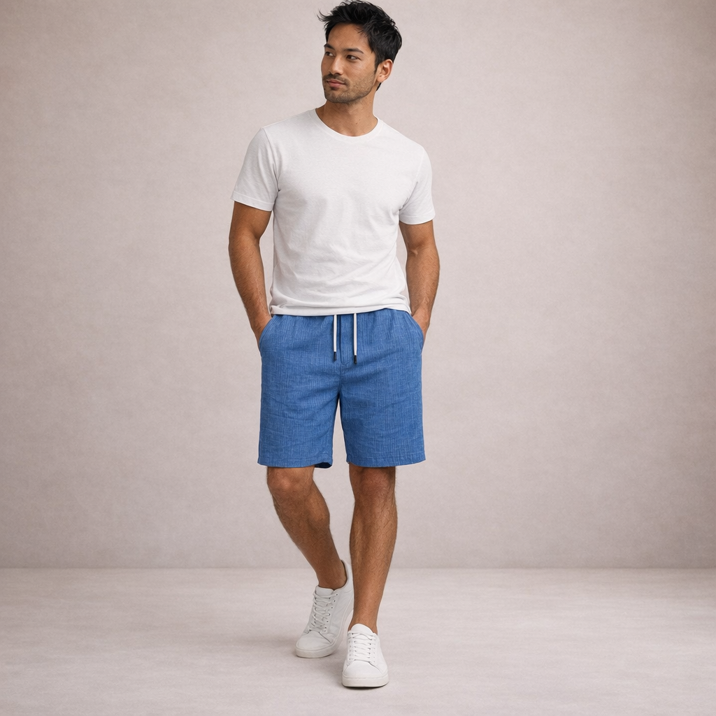 Ordo Maison™ Milano Pantaloni Corti Lino Fresco