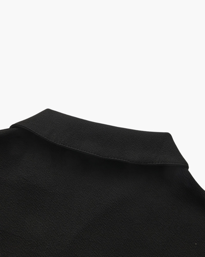 Cotton Polo Shirt and Pants Set