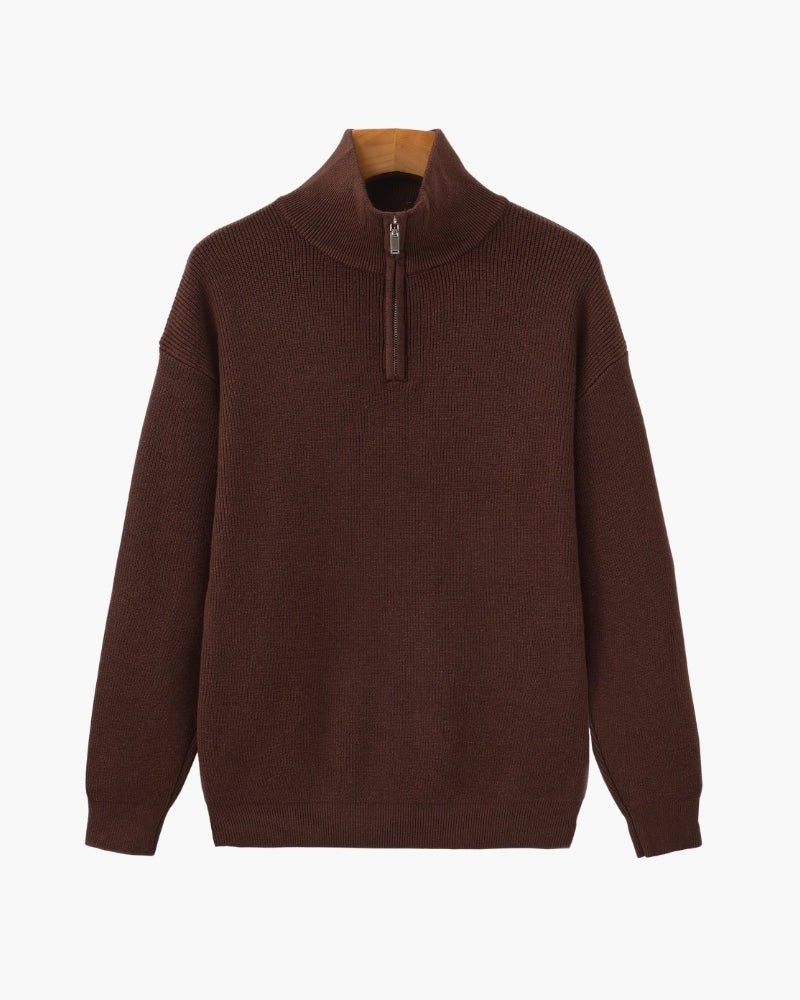 Ordo Maison Raffinato Pullover a Mezzo Zip