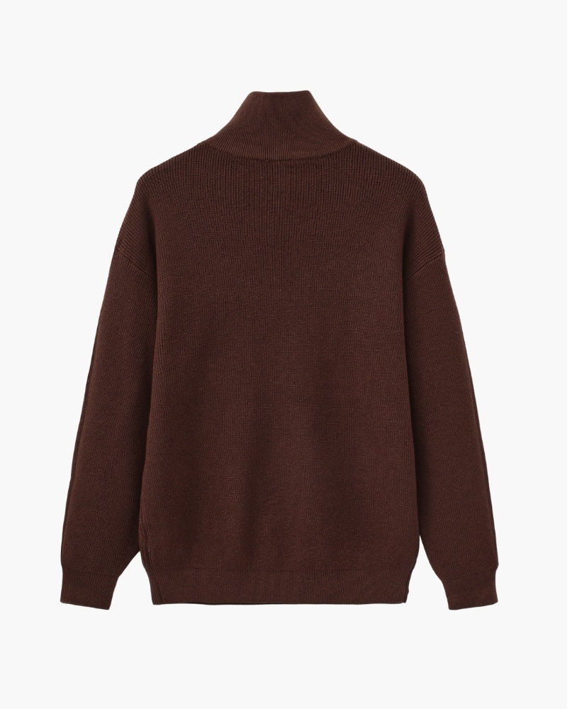 Ordo Maison Raffinato Pullover a Mezzo Zip