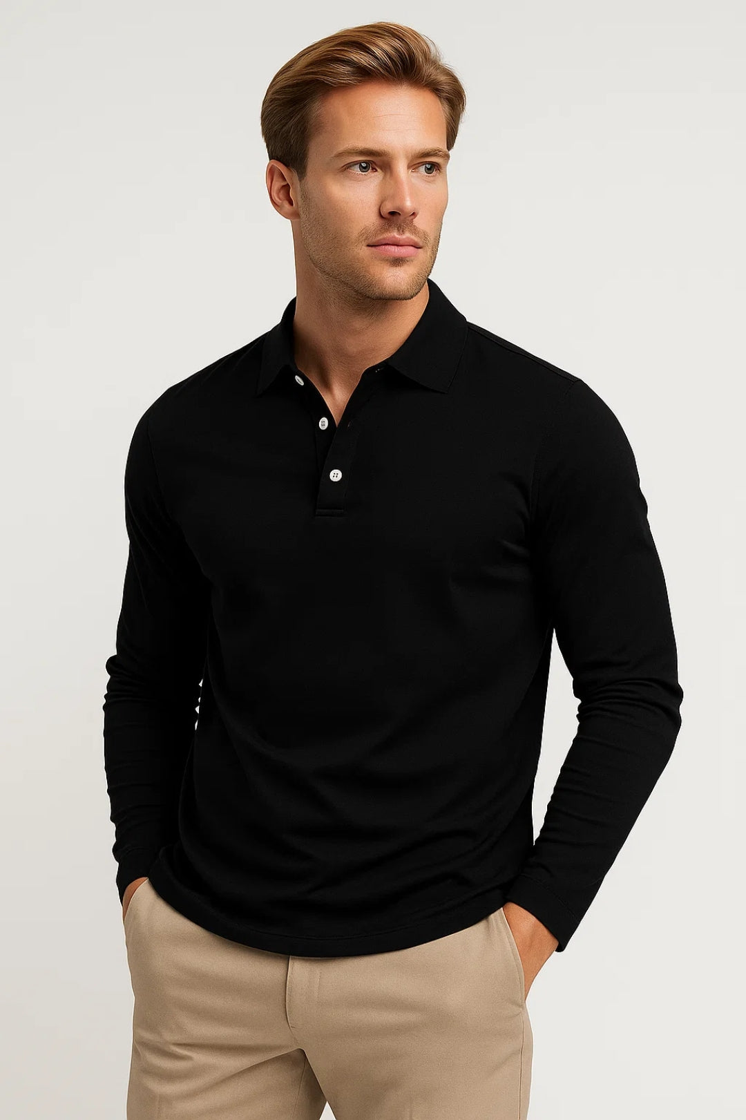 Ordo Maison™ Milano T-Shirt Uomo Slim Fit Collo Polo