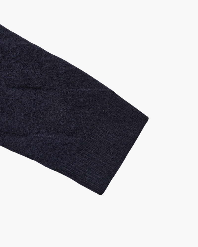 Ordo Maison Cardigan Zip in Maglia Diamante Heritage
