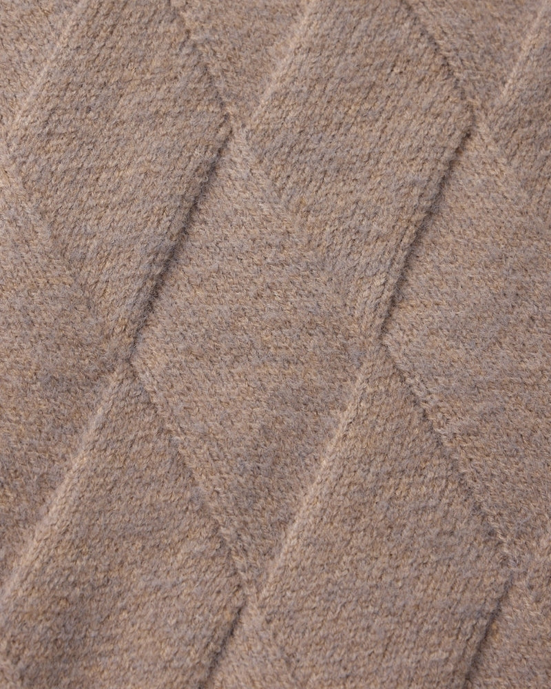Ordo Maison Cardigan Zip in Maglia Diamante Heritage
