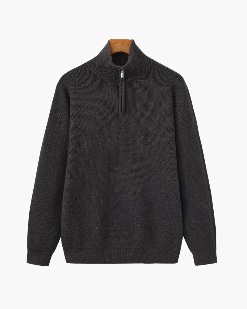 Ordo Maison Raffinato Pullover a Mezzo Zip