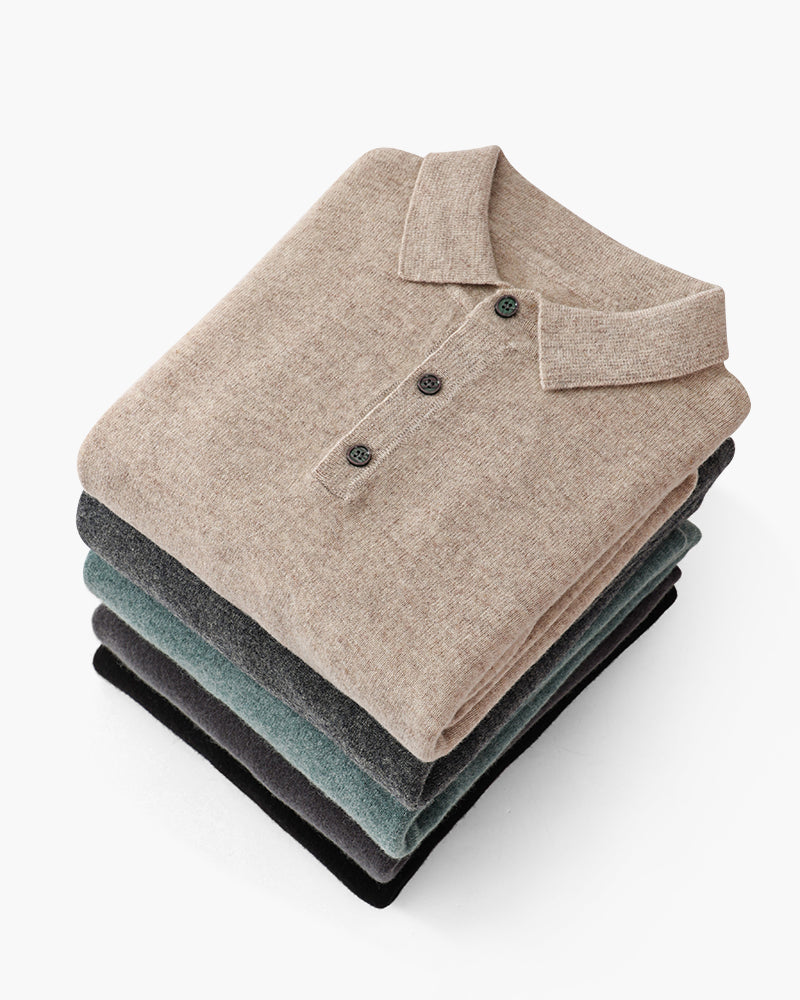 Ordo Maison 100% Cashmere Polo Shirt