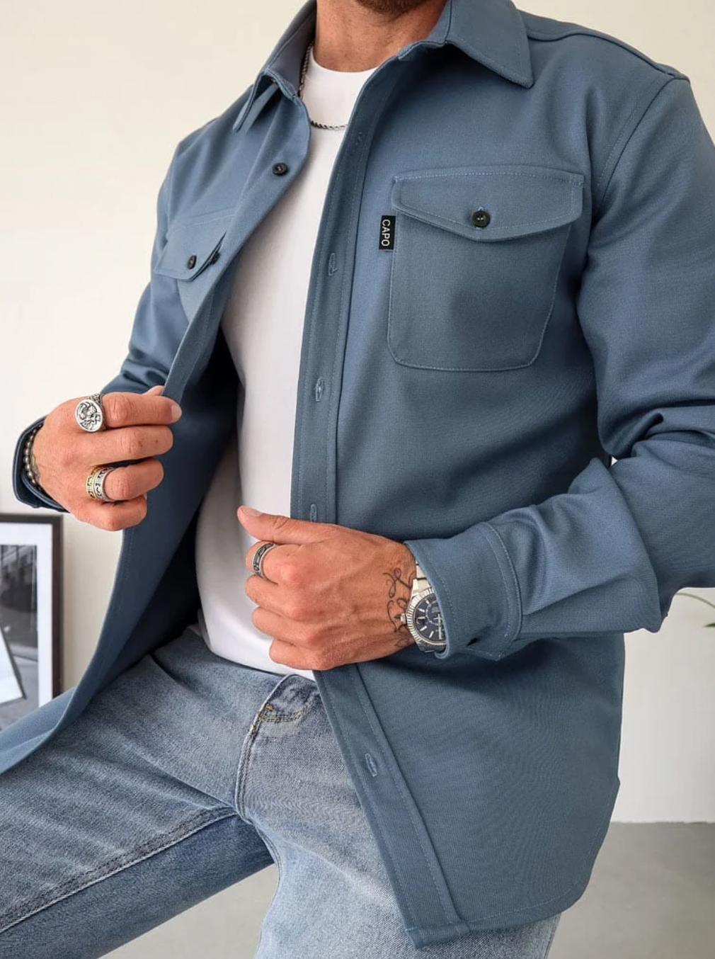 Ordo Maison™ Milano Giacca Camicia Essenziale