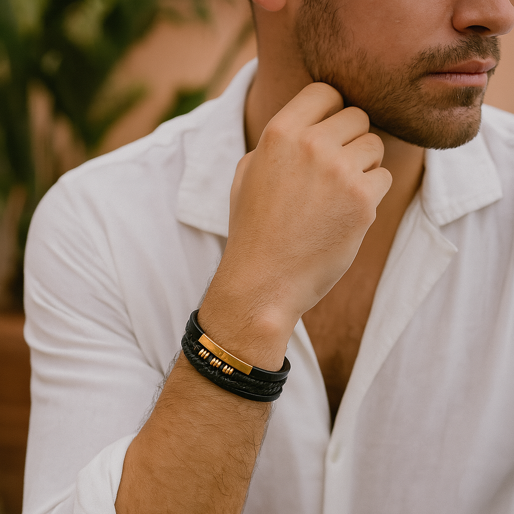 Ordo Maison™ Milano Bracciale Pelle Eleganza