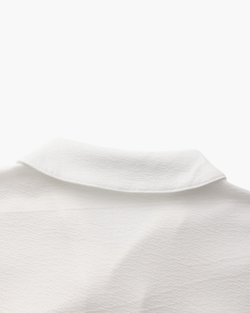 Cotton Polo Shirt and Pants Set