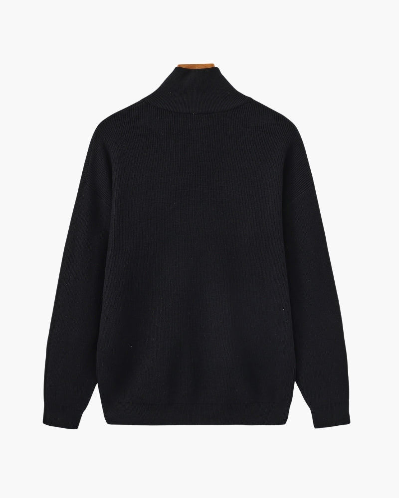 Ordo Maison Raffinato Pullover a Mezzo Zip