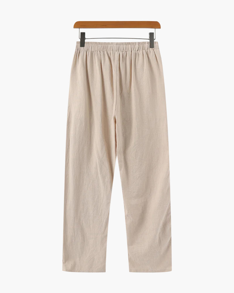 Zanzibar - Pantaloni in Lino Eleganti