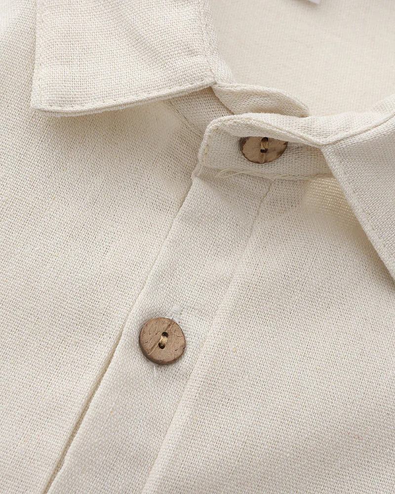 Casablanca - Linen Polo Shirt