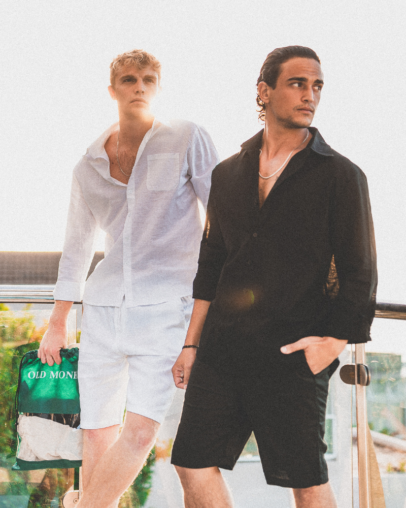 Casablanca - Pantaloni Corti in Lino di Alta Qualità