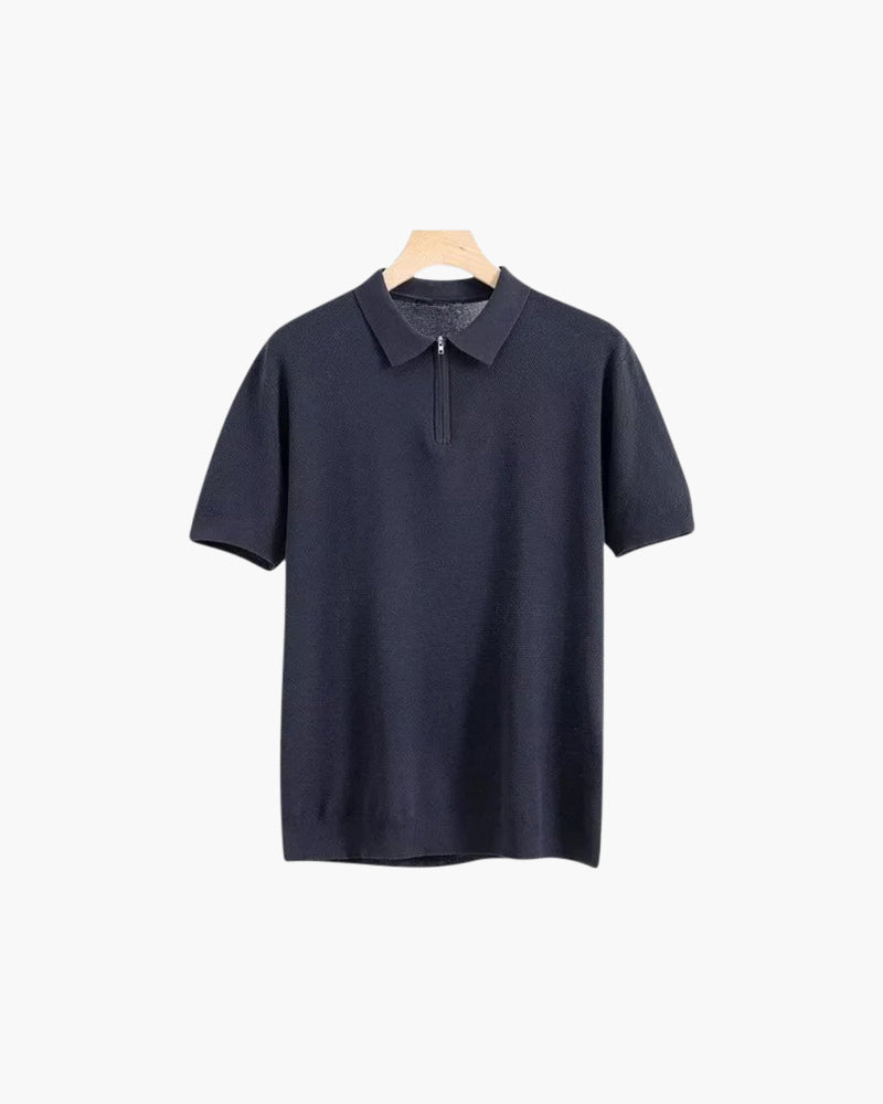 Ordo Maison Como Marbella Zip Polo Shirt
