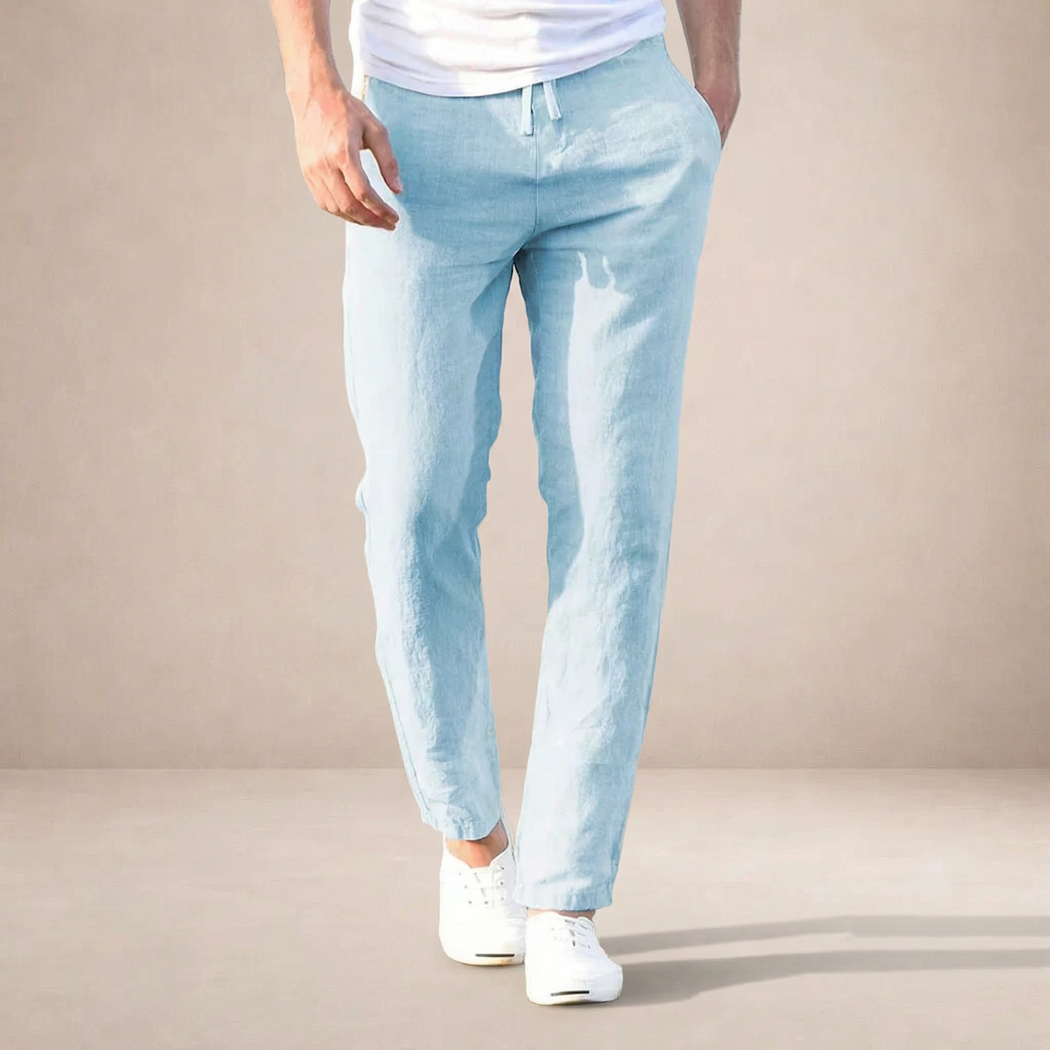 Ordo Maison™ Milano Pantaloni Lino Estivi
