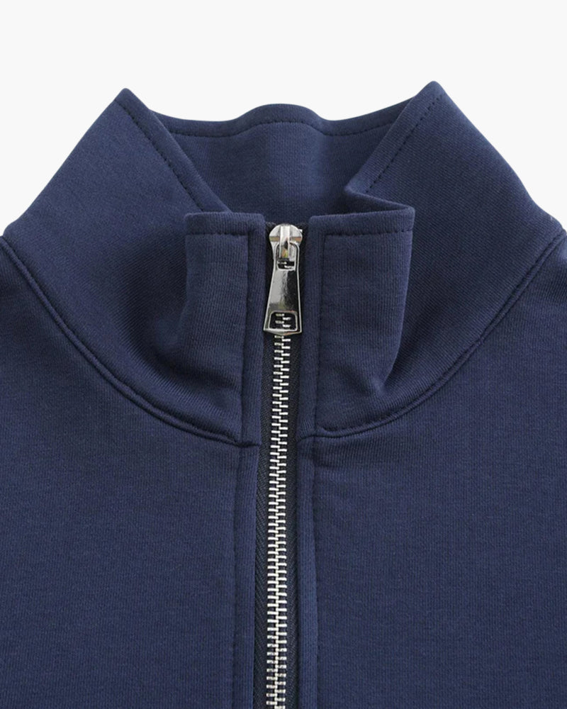 Ordo Maison Felpa con Zip in Cotone Miami