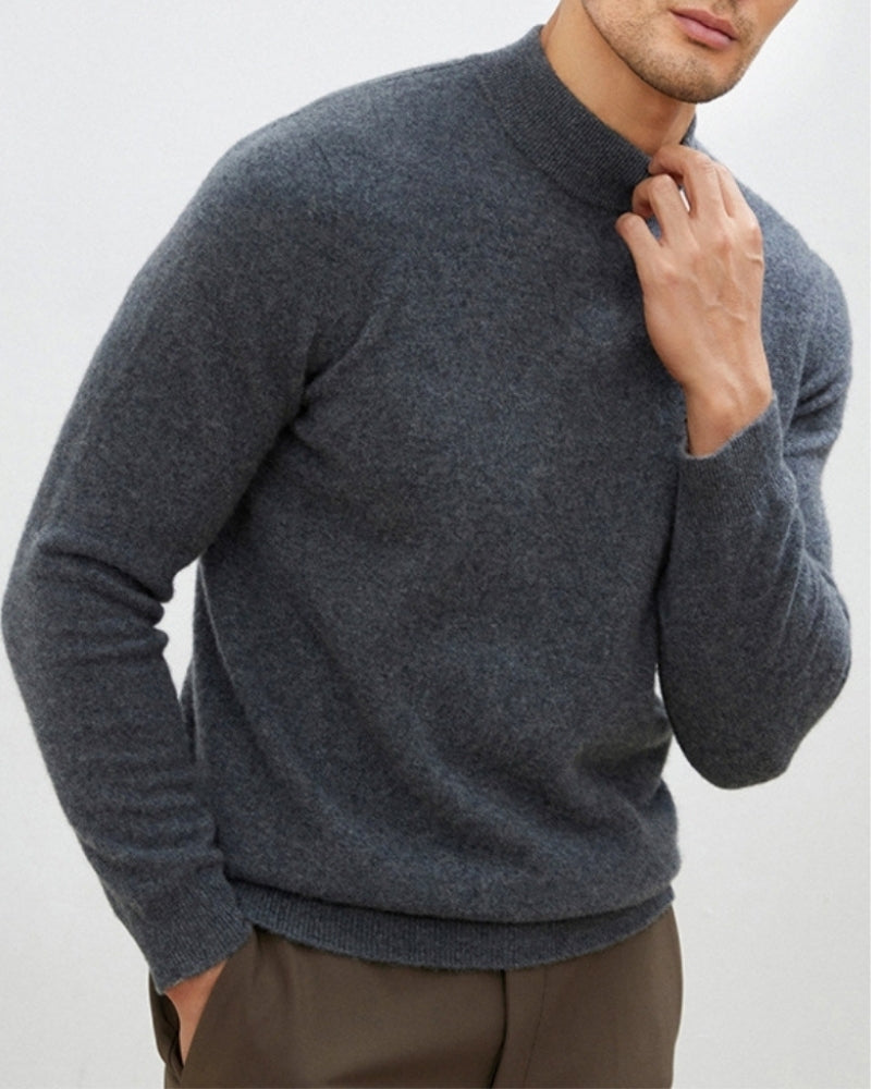 Ordo Maison Pullover in Cashmere e Lana con Collo Alto