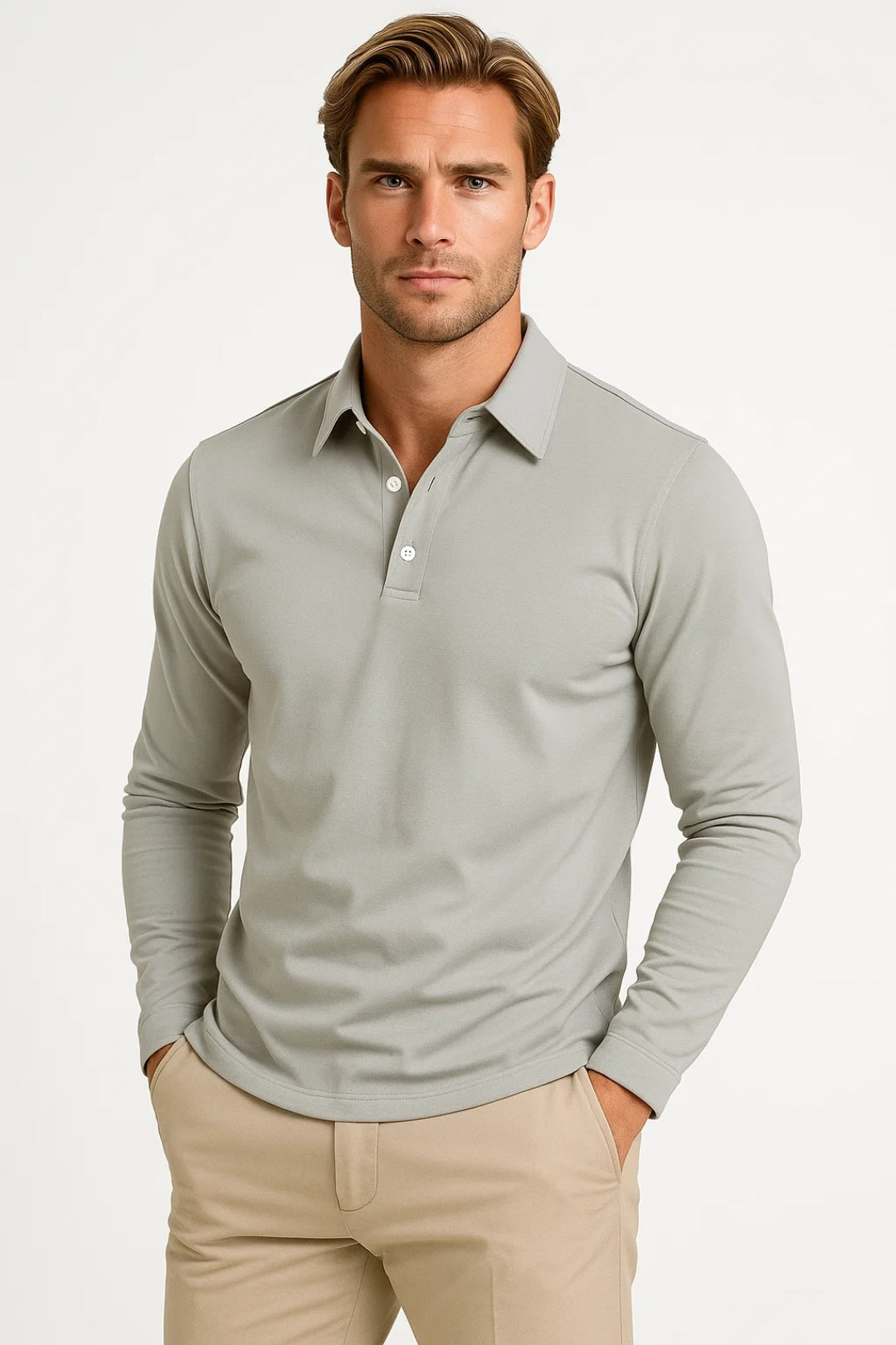Ordo Maison™ Milano T-Shirt Uomo Slim Fit Collo Polo
