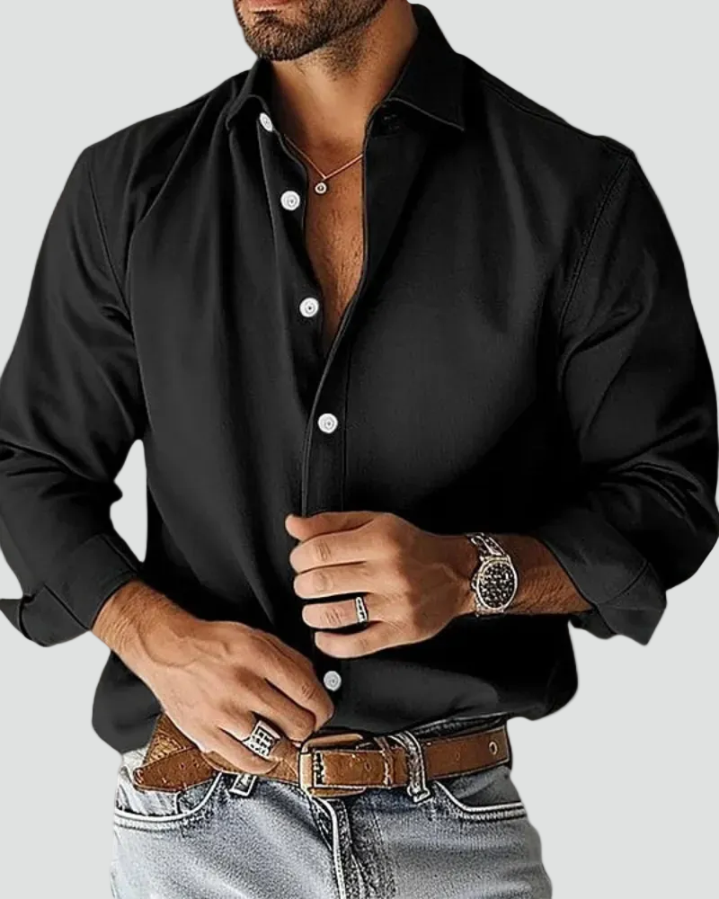 Ordo Maison™ Milano Camicia Uomo Slim Fit Collo Button Down