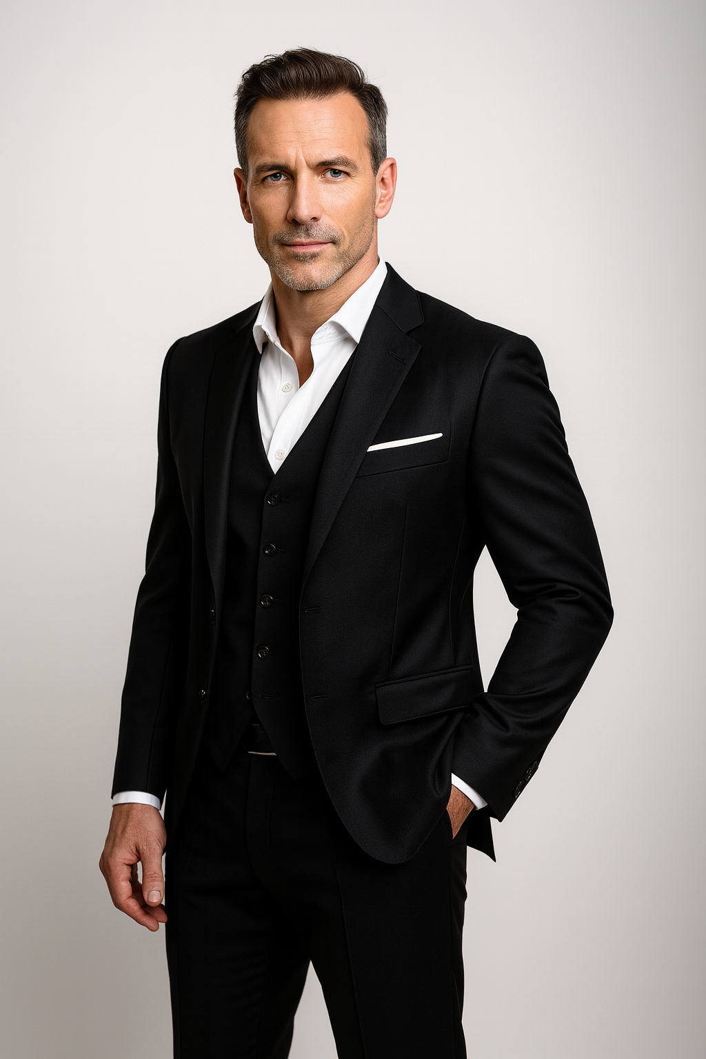 Ordo Maison™ Milano Completo Elegante Tre Pezzi con Gilet