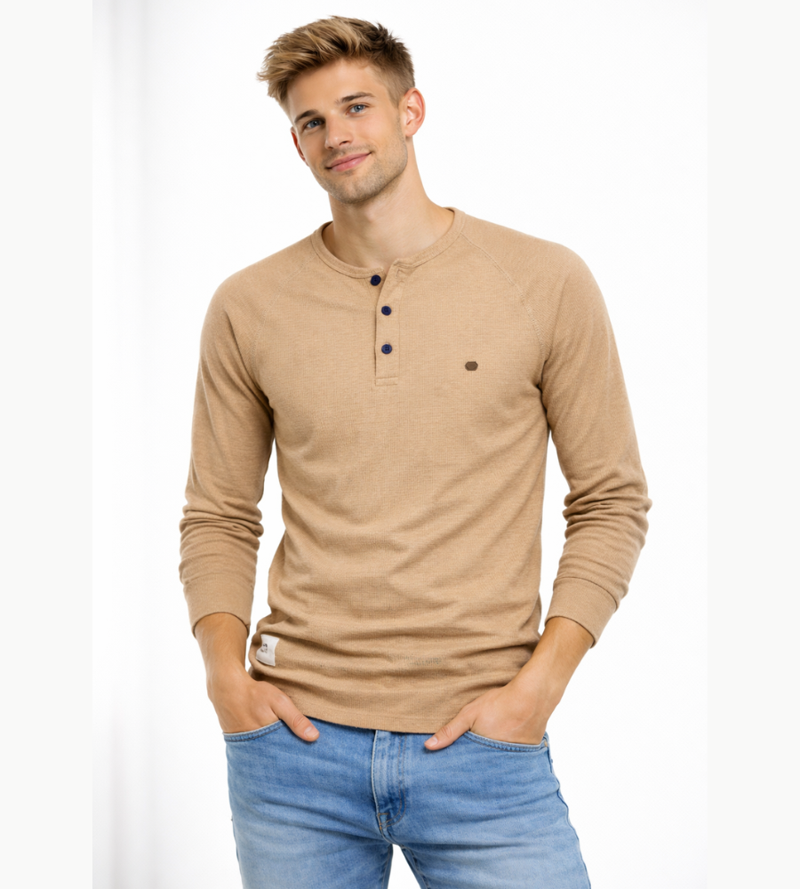 Ordo Maison™ Milano Camicia Henley Essenziale